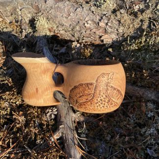 Kuksa, curly birch with Wood Grouse picture